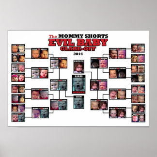悪ベビーのグレアオフ2014トーナメントポスター ポスター