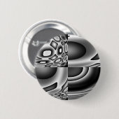 悪ボタンの顔 缶バッジ (正面&裏面)