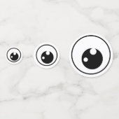 悪モダン眼おもしろい保護誕生日紙吹雪 コンフェッティ (正面)