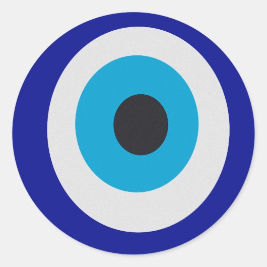 悪モダン眼占い ラウンドシール (正面)