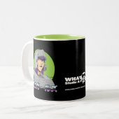 悪ロボガールズマグNo. 2 ツートーンマグカップ (正面左)