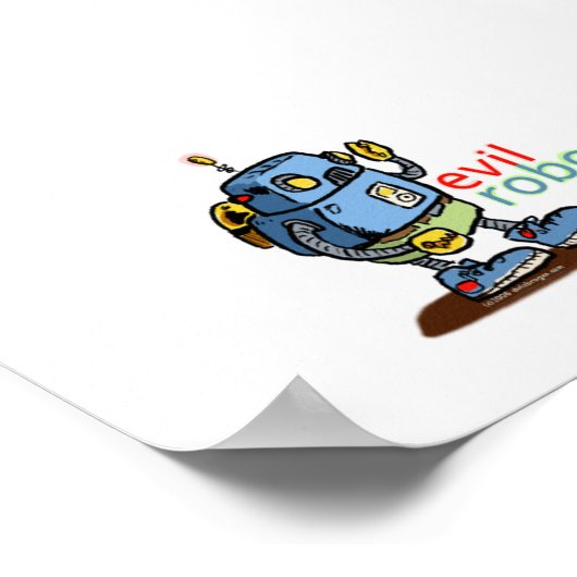 悪ロボット ポスター (角)