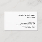 悪不気味いカボチャのスケルトン 名刺 (裏面)