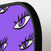 悪不気味目パープルハロウィーン ピックルボールラケット (左詳細)