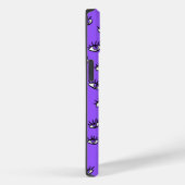 悪不気味目パープルハロウィーン Case-Mate iPhoneケース (裏面 / 右)