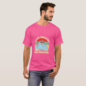 悪人が水田を得るユーモア不安キャットミームCa Tシャツ (正面フル)