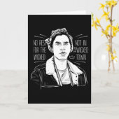 悪人には休みがない カード (黄色い花)