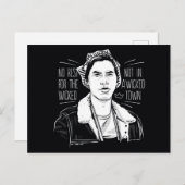 悪人には休みがない ポストカード (正面/裏面)