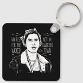 悪人には休息を与えない キーホルダー (裏面)