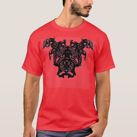 悪人のスカル Tシャツ (正面)