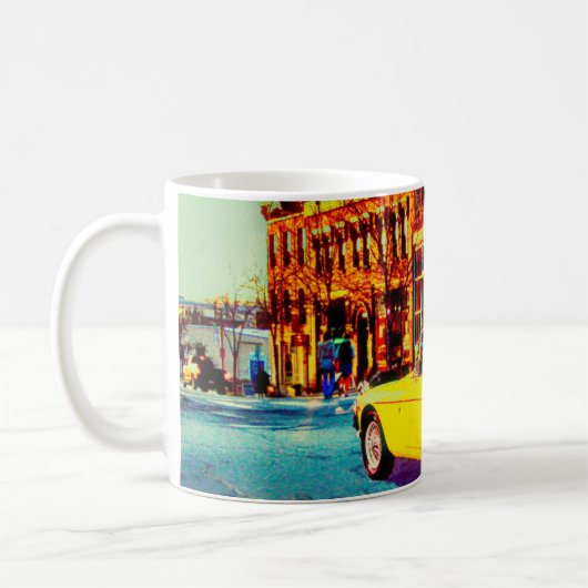 悪人の為に休むべからず コーヒーマグカップ (左)