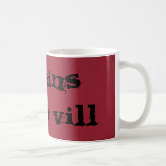 悪人はVillのコーヒー・マグに得ました コーヒーマグカップ