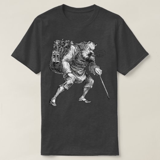 悪人やアナグマのディシオの悪魔のような拷問 Tシャツ (デザイン正面)