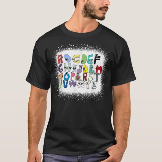 悪人文字Abcsボーイズ悪のアルファベットB Tシャツ (正面)