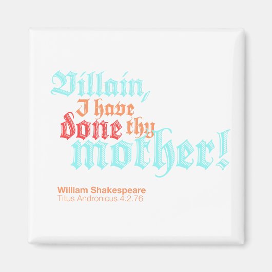 悪党お母さんがやったぞ! マグネット (正面)