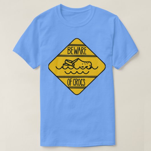 悪党に用心する Tシャツ (デザイン正面)