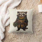 悪党のアライグマ クッション (ブランケット)