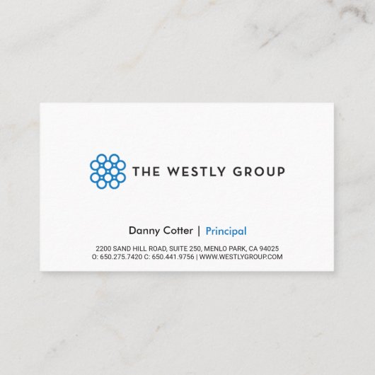 悪党のグループ |大きなロゴ 名刺 (裏面)