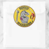 悪党の戦士の色シール ラウンドシール (バッグ)