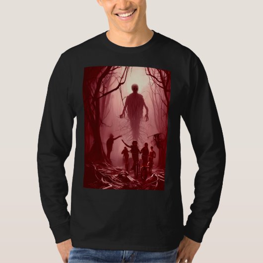 悪党を追跡せよ (赤) Tシャツ (正面)
