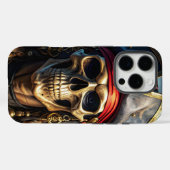 悪党海賊のドクロ iPhone / iPad カバー (裏面 (横))