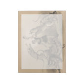 悪動物の中に立っているサーカスのパフォーマー ノートパッド (回転)