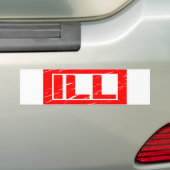 悪印 バンパーステッカー (車上)