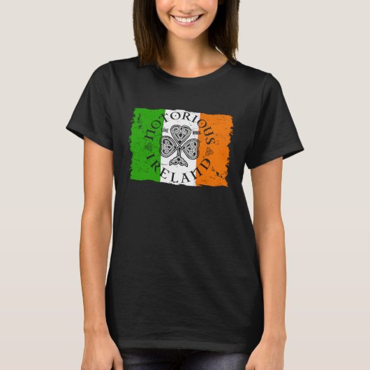 悪名高いアイルランドエリーMMA Tシャツ (正面)