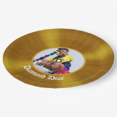 悪名高いヒップホップ誕生日金ゴールドレコード写真 ペーパープレート (アングル)