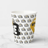 悪名高いワンヒップホップ1st誕生日の写真 紙コップ (左)