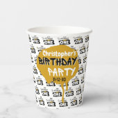 悪名高いワンヒップホップ1st誕生日の写真 紙コップ (裏面)