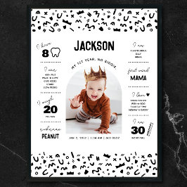 悪名高いワンベビーマイルストーン ポスター