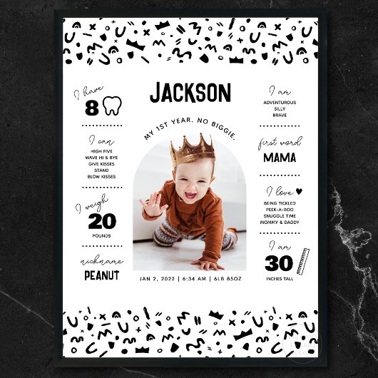 悪名高いワンベビーマイルストーン ポスター