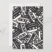 悪名高いワン誕生日招待状90sヒップホップ 招待状 (裏面)