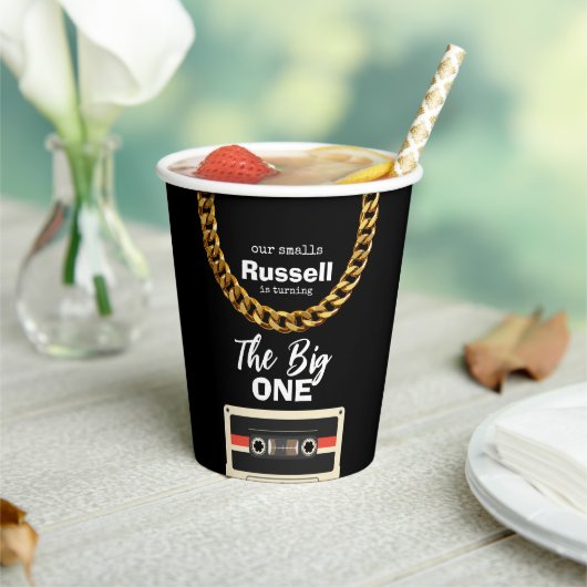 悪名高い一歳の誕生日 紙コップ (インサイチュ)