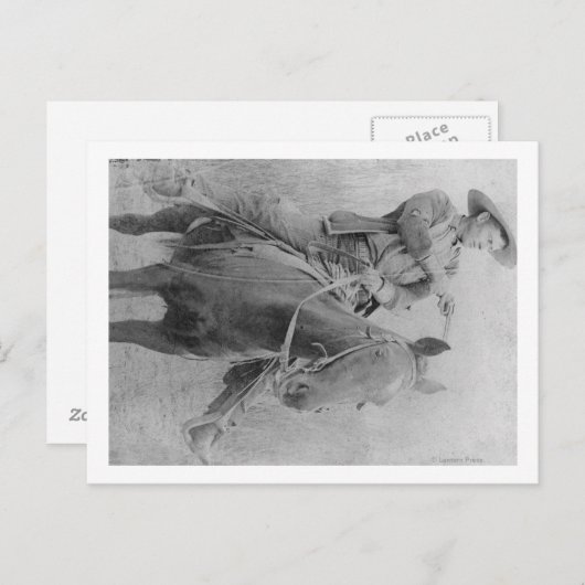 悪名高い列車強盗は「ディクソン」のロバーツ ポストカード (正面/裏面)