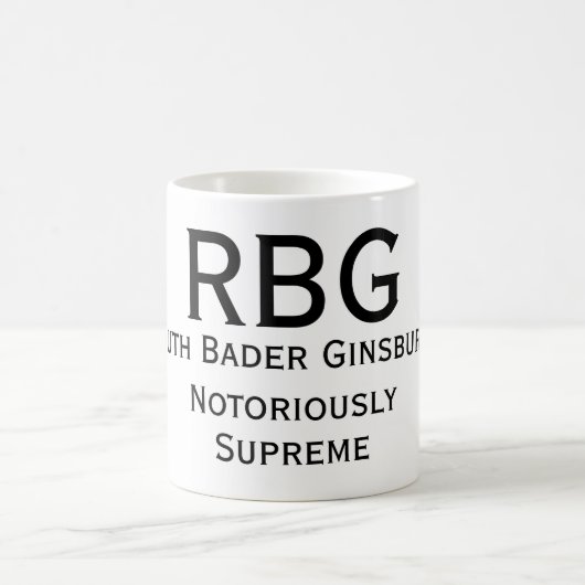 悪名高い最高のRBGマグカップ コーヒーマグカップ (中央)