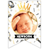 悪名高い1ヶ月フォトバナービッグワンヒップホップ バンティングフラッグ (第2の旗)