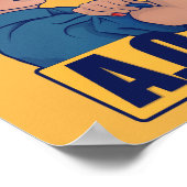 悪名高いAOCアレキサンドリア・オカシオ・コルテス・レトロ・ロージー ポスター (角)