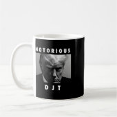 悪名高いDjt Donald Trump Mug Shot共和党202 コーヒーマグカップ (左)
