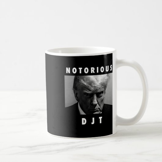 悪名高いDjt Donald Trump Mug Shot共和党202 コーヒーマグカップ (右)