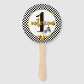 悪名高いOne|レトロヒップホップ1st Birthday Photo ハンドファン (正面)