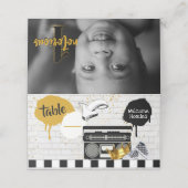 悪名高いOne|レトロヒップホップ1st Birthday Photo プレイスカード (外部開封)