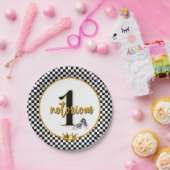 悪名高いOne|レトロ90のヒップホップ第1の誕生日 ペーパープレート (パーティー)