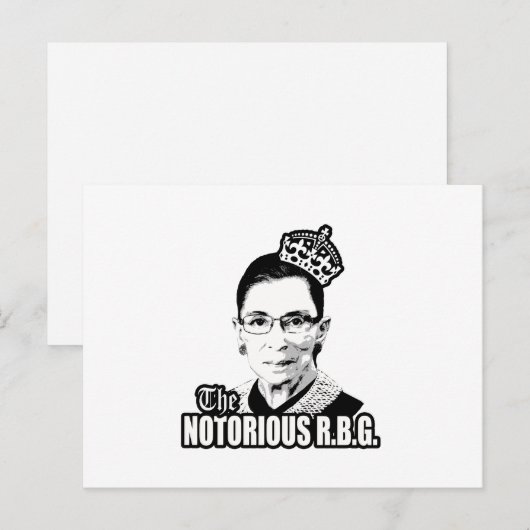 悪名高いR.B.G. ポストカード (正面/裏面)