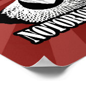 悪名高いR.B.G. - Ruth Bader Ginsburg ポスター (角)