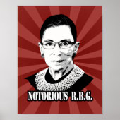 悪名高いR.B.G. - Ruth Bader Ginsburg ポスター (正面)