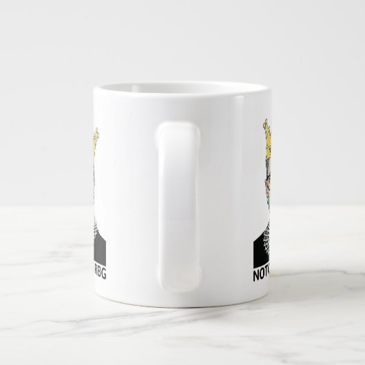 悪名高いRBGのルスバダーギンズバーグマグ ジャンボコーヒーマグカップ (裏面)