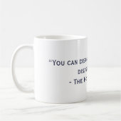 悪名高いRBGの不愉快な引用文のマグ コーヒーマグカップ (左)