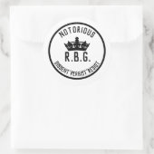 悪名高いRBGの反対意見は抵抗を続ける ラウンドシール (バッグ)